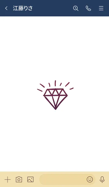 [LINE着せ替え] ザ ダイアモンド グラデーション 15の画像3