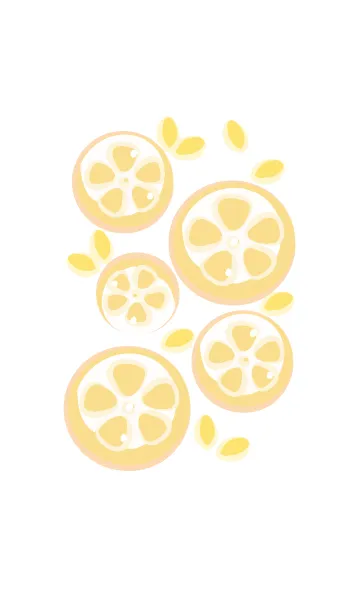 [LINE着せ替え] Sliced lemon theme 81の画像1