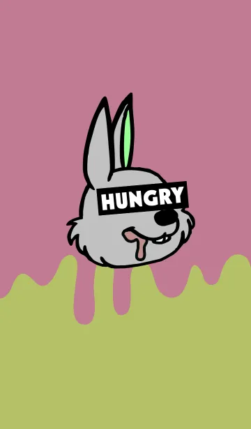 [LINE着せ替え] ハングリー ラビット 020の画像1