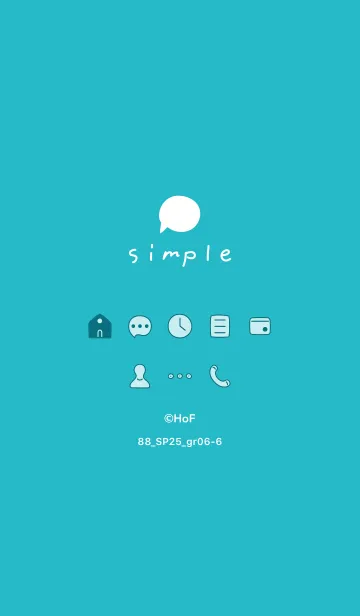 [LINE着せ替え] 88_25_グリーン6-6の画像1