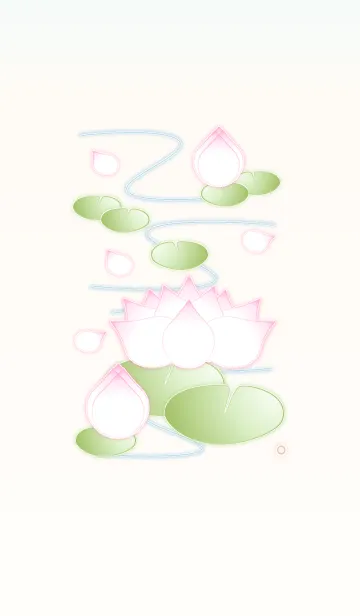 [LINE着せ替え] Elegant Lotus！ (Beige V.4)の画像1