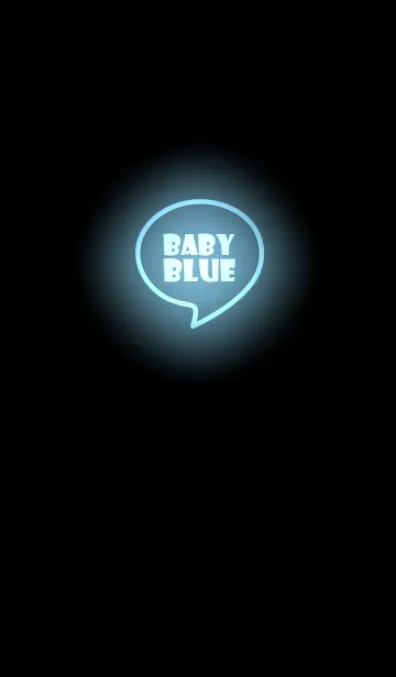 [LINE着せ替え] Baby Blue Neon Theme Vr.4 (JP)の画像1