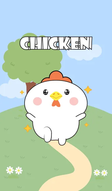 [LINE着せ替え] Love Emotions White Chicken Theme (JP)の画像1