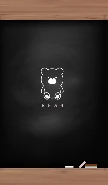 [LINE着せ替え] Black Board & BEAR 29の画像1