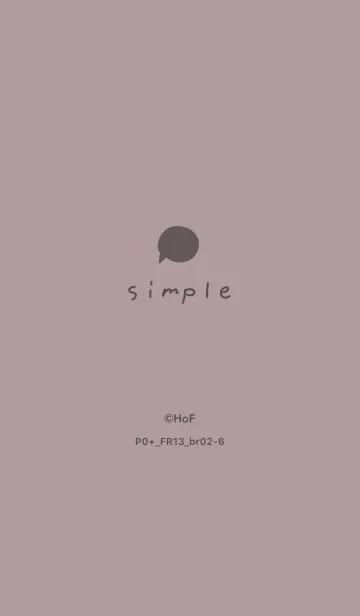 P0+13_ショコラ ブラウン2-6のLINE着せ替え