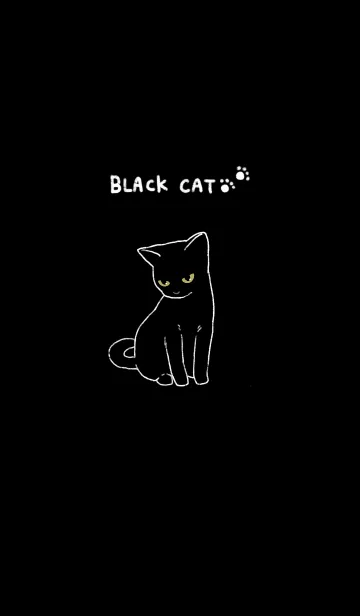 [LINE着せ替え] 黒猫 -BLACK CAT- 2の画像1