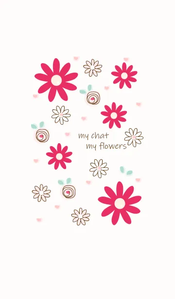 [LINE着せ替え] Cute flowers 12 ^^の画像1