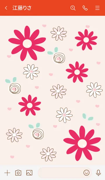 [LINE着せ替え] Cute flowers 12 ^^の画像3