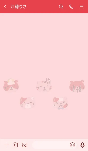 [LINE着せ替え] 推し色みつけた！赤の92の画像3