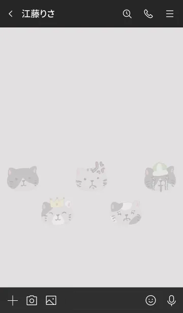 [LINE着せ替え] 推し色みつけた！黒の92の画像3