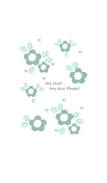 [LINE着せ替え] My chat my mini flower 48の画像1