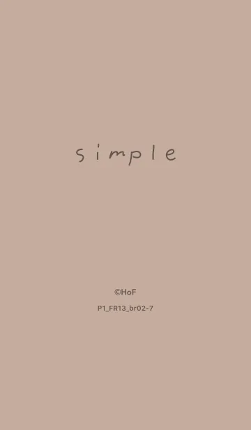 [LINE着せ替え] P1_13_ベージュ3 ブラウン2-7の画像1