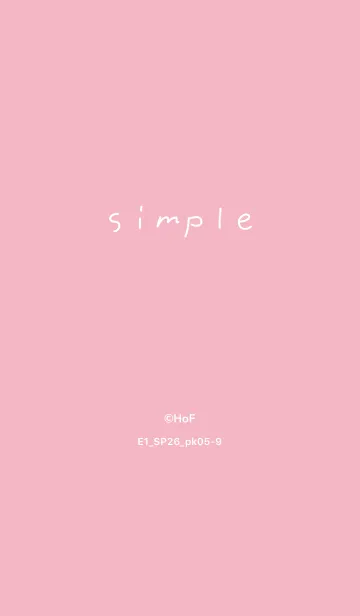 [LINE着せ替え] E1_26_ピンク5-9の画像1