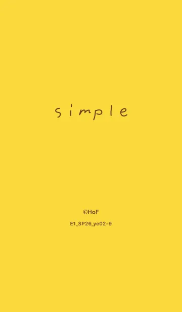 [LINE着せ替え] E1_26_イエロー2-9の画像1