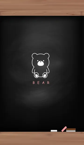 [LINE着せ替え] Black Board & BEAR 30の画像1