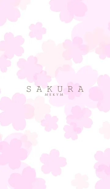 [LINE着せ替え] SAKURA -Cherry Blossoms- WHITE 3の画像1