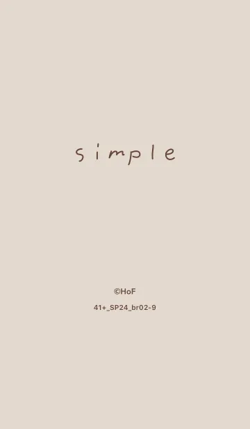 [LINE着せ替え] 41+24_ブラウン2-9の画像1