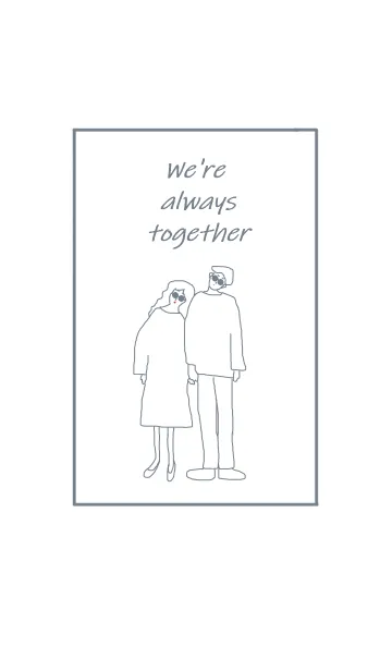 [LINE着せ替え] We're always together / dustynavyの画像1