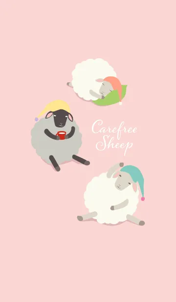 [LINE着せ替え] ゆったりひつじさん2の画像1