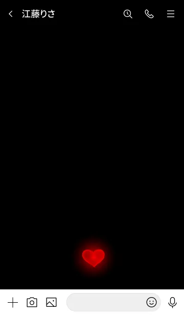 [LINE着せ替え] HEART LIGHT -MEKYM- 4の画像3