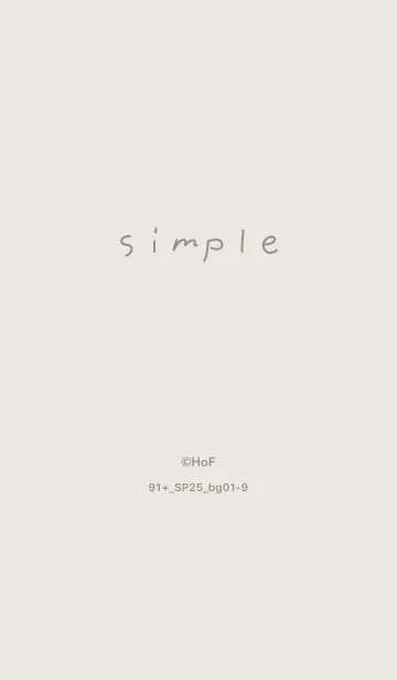 [LINE着せ替え] 91+25_ベージュ1-9の画像1