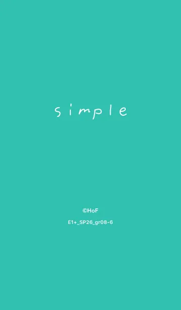 [LINE着せ替え] E1+26_グリーン8-6の画像1