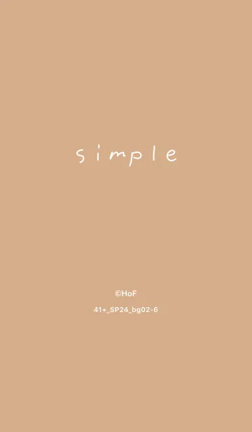 [LINE着せ替え] 41+24_ベージュ2-6の画像1