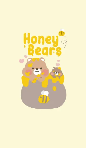 [LINE着せ替え] Honey Bears +の画像1