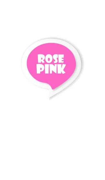 [LINE着せ替え] Rose Pink Button In White V.3 (JP)の画像1