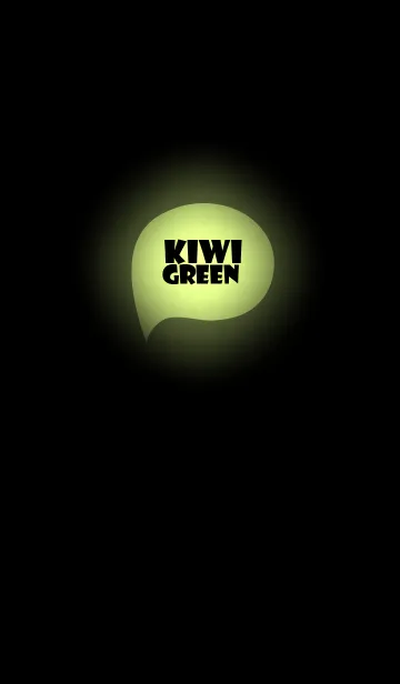 [LINE着せ替え] Kiwi Green In Black Vr.2 (JP)の画像1