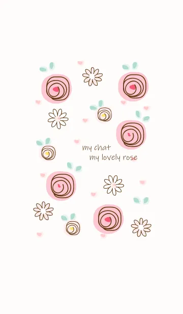 [LINE着せ替え] My chat my lovely roes 39の画像1