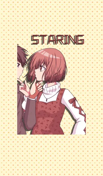 [LINE着せ替え] STARING[GIRL ver]の画像1