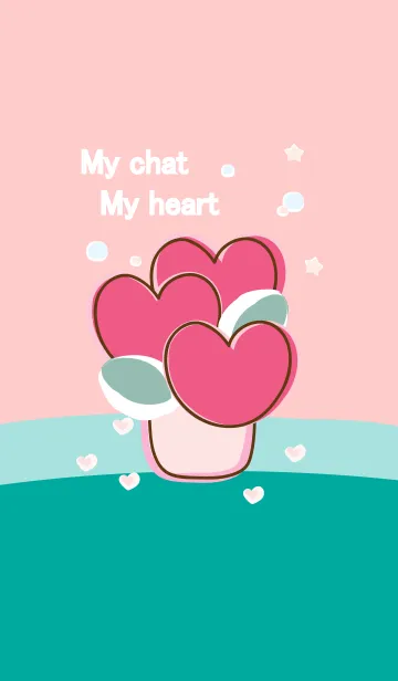 [LINE着せ替え] My chat my heart flower 48の画像1