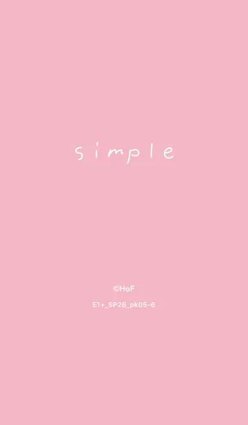 [LINE着せ替え] E1+26_ピンク5-6の画像1