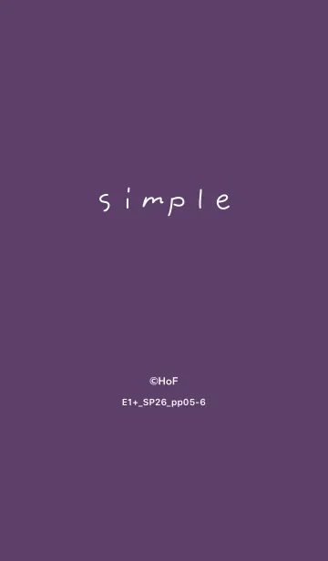 [LINE着せ替え] E1+26_パープル5-6の画像1