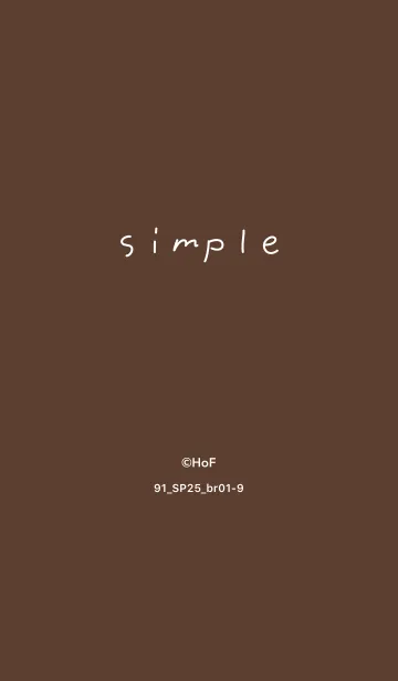 [LINE着せ替え] 91_25_ブラウン1-9の画像1