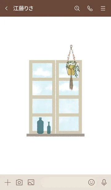 [LINE着せ替え] 青空と窓の画像3