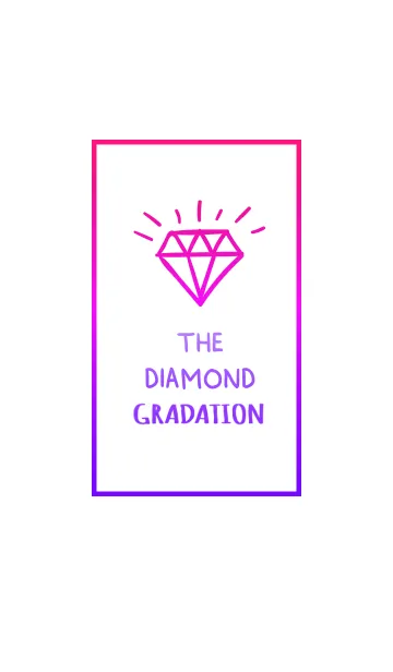 [LINE着せ替え] ザ ダイアモンド グラデーション 16の画像1