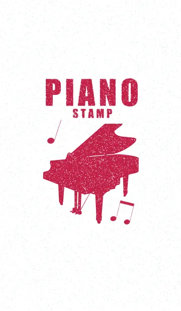 [LINE着せ替え] シンプルなピアノのスタンプ風素材2の画像1
