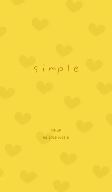 [LINE着せ替え] 92_25_イエロー1-9の画像1