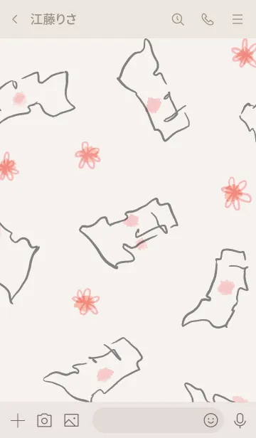 [LINE着せ替え] ファッショナブルモアイの画像3