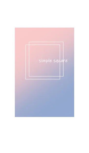 [LINE着せ替え] simple square =serenity quartz=の画像1
