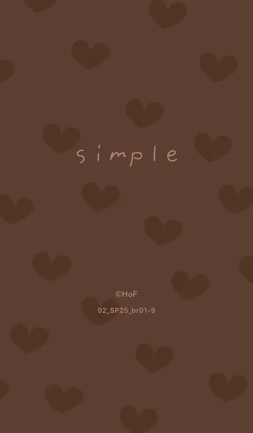 [LINE着せ替え] 92_25_ブラウン1-9の画像1