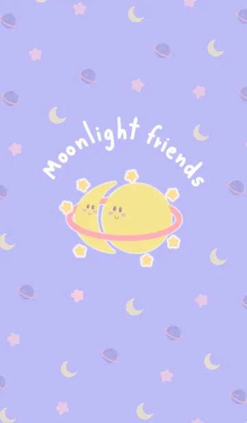[LINE着せ替え] Moonlight friendsの画像1