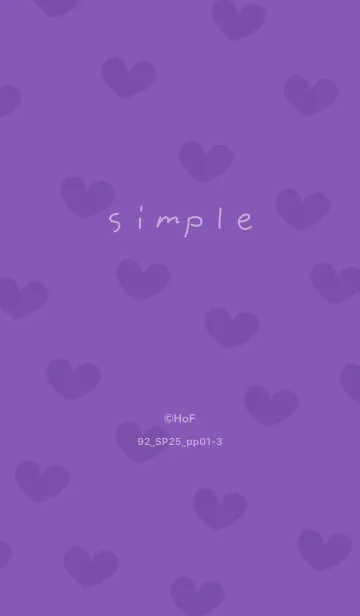 [LINE着せ替え] 92_25_パープル1-3の画像1