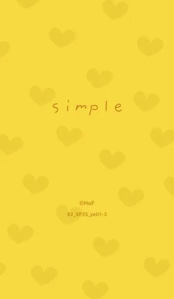 [LINE着せ替え] 92_25_イエロー1-3の画像1