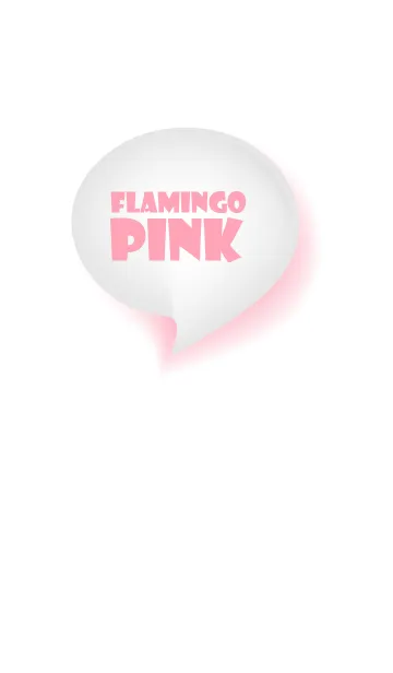 [LINE着せ替え] Flamingo Pink & White Theme Vr.3 (JP)の画像1