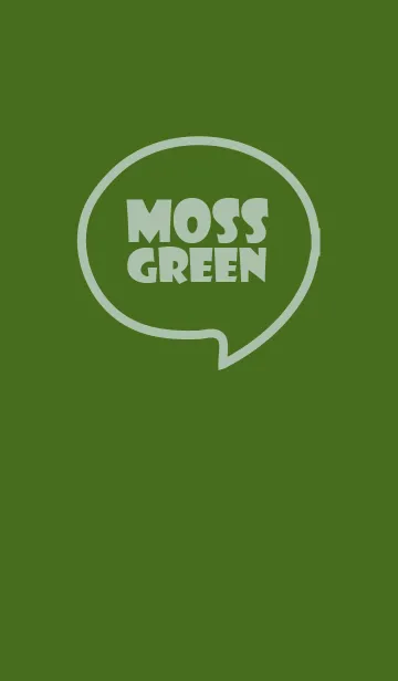 [LINE着せ替え] Love Moss Green Theme Vr.6 (JP)の画像1