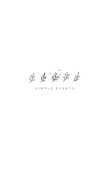 [LINE着せ替え] SIMPLE PLANTSの画像1