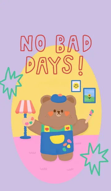 [LINE着せ替え] NO BAD DAYS :-)の画像1